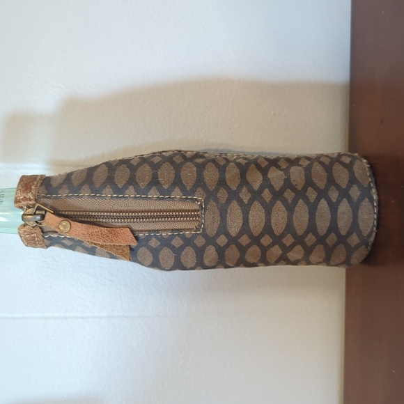 Myra Canvas & Leather Bottle Koozie - Picture 2 of 2